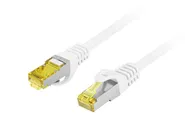 PATCHCORD CAT.6A S/FTP LSZH CU 0.5M WHITE FLUKE PASSED