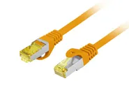 PATCHCORD CAT.6A S/FTP LSZH CU 0.5M ORANGE FLUKE PASSED