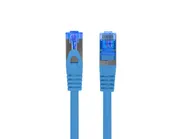 PATCHCORD CAT.6A S/FTP LSZH CCA 3M BLUE FLUKE PASSED