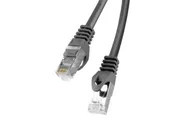 PATCHCORD CAT.6 FTP 0.5M BLACK FLUKE PASSED
