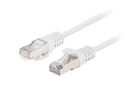 PATCHCORD CAT.6 FTP 0.25M WHITE FLUKE PASSED 10-PACK