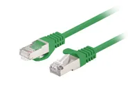 PATCHCORD CAT.6 FTP 0.25M GREEN FLUKE PASSED