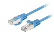 PATCHCORD CAT.6 FTP 0.25M BLUE FLUKE PASSED 10-PACK