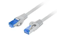 PATCHCORD CAT.6A S/FTP LSZH CCA 0.25M GREY FLUKE PASSED