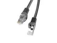 PATCHCORD CAT.6 FTP 20M BLACK FLUKE PASSED