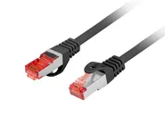 PATCHCORD CAT.6 S/FTP LSZH CU 15M BLACK FLUKE PASSED