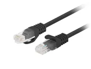 PATCHCORD CAT.6 UTP 7.5M BLACK FLUKE PASSED
