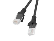 PATCHCORD CAT.6 UTP 1M BLACK FLUKE PASSED