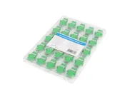 FIBER OPTIC ADAPTER SM SC/APC SIMPLEX TRANSPARENT CAP 25 PCS.