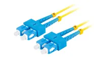 FIBER OPTIC PATCHCORD SM SC/UPC-SC/UPC DUPLEX 2M LSZH G657A1 3.0MM YELLOW