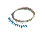 PIGTAIL FIBER OPTIC SM LC/UPC SEMI TIGHT 9/125 G657A1 12X2M MULTICOLOUR