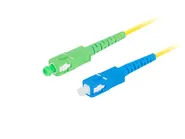 FIBER OPTIC PATCHCORD SM SC/APC-SC/UPC SIMPLEX 1M LSZH G657A1 3.0MM YELLOW