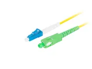 FIBER OPTIC PATCHCORD SM LC/UPC-SC/APC SIMPLEX 2M LSZH G657A1 3.0MM YELLOW