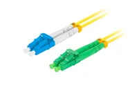 FIBER OPTIC PATCHCORD SM LC/APC-LC/UPC DUPLEX 1M LSZH G657A1 3.0MM YELLOW
