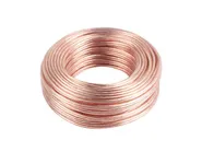 SPEAKER CABLE 2X2.5MM2 25M TRANSPARENT