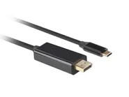 USB-C(M)->DISPLAYPORT(M) CABLE 3M 4K 60HZ BLACK