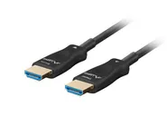 HDMI M/M V2.1 CABLE 20M OPTICAL BLACK AOC