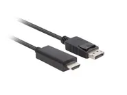 DISPLAYPORT(M) V1.1 ->HDMI(M) CABLE 5M BLACK