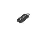 USB-C(F) 2.0->USB MICRO(M) ADAPTER BLACK