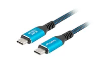 USB-C M/M 4.0 CABLE 2M 240W 8K 60HZ BLACK-BLUE
