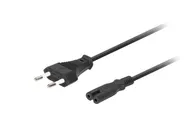 CEE 7/16->IEC 320 C7 EURO (RADIO) POWER CORD 1.8M BLACK