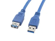 USB-A M/F 3.0 CABLE 3M BLUE