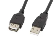 USB-A M/F 2.0 CABLE 5M BLACK