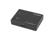 SWITCH VIDEO 3X HDMI BLACK + MICRO USB PORT + REMOTE CONTROLLER