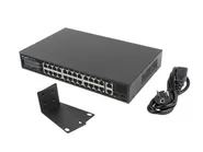 SWITCH 24X 100MB POE+/2X COMBO RACK 19" GIGABIT ETHERNET 360W V2