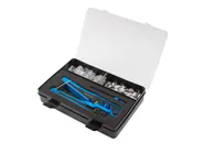 NETWORK TOOLKIT WITH CRIMPING TOOL, STRIPPING TOOL, CONNECTORS RJ45 SHIELDED AND UNSHIELDED