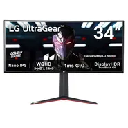 34" UltraGear™ 21:9 Nano IPS 1ms (GtG) Curved Gaming Monitor