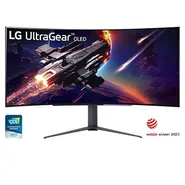 45'' UltraGear™ 21:9 WQHD böjd OLED-monitor med bländningsskydd, låg reflektion och 240Hz