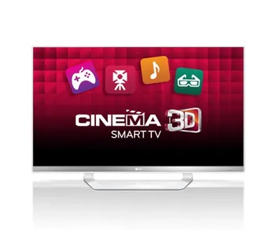 LED TV med tunna ramar, Smart TV och Cinema 3D.