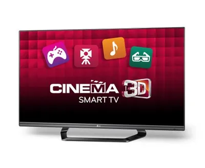 LED TV med tunna ramar, Smart TV och Cinema 3D.