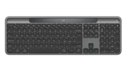 Signature Slim Solar+ wireless keyboard K980 - Graphite - Italienska (QWERTY)