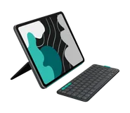 Flip Folio - Grafitgrå - Danska/norska/svenska/finska (QWERTY)