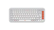 POP Icon Keys - Naturvit och orange - Tyska (QWERTZ)