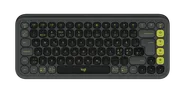 POP Icon Keys - Grafitgrå och grönt - Danska/norska/svenska/finska (QWERTY)
