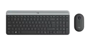 Den tunna trådlösa tangentbords- och muskombinationen MK470 - Grafitgrå - Engelska internationellt (QWERTY)