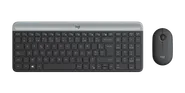 Den tunna trådlösa tangentbords- och muskombinationen MK470 - Grafitgrå - Franska (AZERTY)