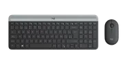 Den tunna trådlösa tangentbords- och muskombinationen MK470 - Grafitgrå - Spanska (QWERTY)
