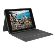 Rugged Folio - Grafitgrå - Tyska (QWERTZ)