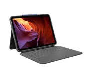 Rugged Folio - Grafitgrå - Danska/norska/svenska/finska (QWERTY)