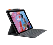 Slim Folio - Grafitgrå - Danska/norska/svenska/finska (QWERTY)