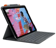 Slim Folio - Grafitgrå - Schweiziska (QWERTZ)