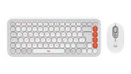 POP Icon Combo - Naturvit och orange - Tyska (QWERTZ)