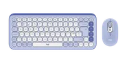 POP Icon Combo - Lila och naturvit - Engelska Storbritannien (QWERTY)