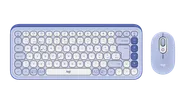 POP Icon Combo - Lila och naturvit - Schweiziska (QWERTZ)