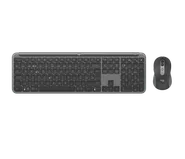 Signature Slim Combo MK950 - Grafitgrå - Schweiziska (QWERTZ)