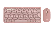 Pebble 2 Combo - Rosa nyanser - Engelska Storbritannien (QWERTY)